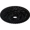 Ekena Millwork Vaduz Ceiling Medallion (Fits Canopies up to 3 1/2"), 23 1/2"OD x 3 1/2"ID x 2 1/8"P, Black Pearl CM23VABPS - alternate 3